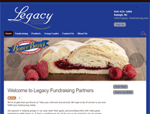Tablet Screenshot of legacy-fundraising.com